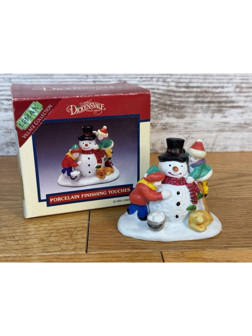 Vintage 1994 Lemax Dickensvale Porcelain Finishing Touches Accessory